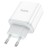  Сетевое зар. устр. Hoco C105A 1USB/1С PD/QC3.0 3A 20W белое