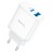  Сетевое зар. устр. Hoco C105A 1USB/1С PD/QC3.0 3A 20W белое