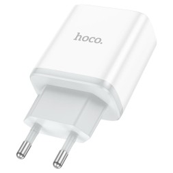 Сетевое зар. устр. Hoco C105A 1USB/1С PD/QC3.0 3A 20W белое