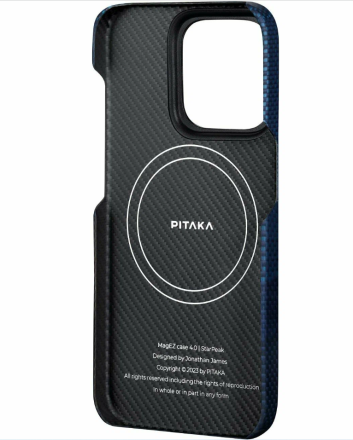  Накладка для i-Phone 15 Pro 6.1 Pitaka MagezCase4 Aramid Fiber 1500D За горизонтом(Over the Horizon)
