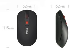 Мышь беспроводная MIIIW wireless mouse lite MW23M21 чёрная