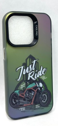  Накладка для i-Phone 14 Pro 6.1" пластик разные рисунки