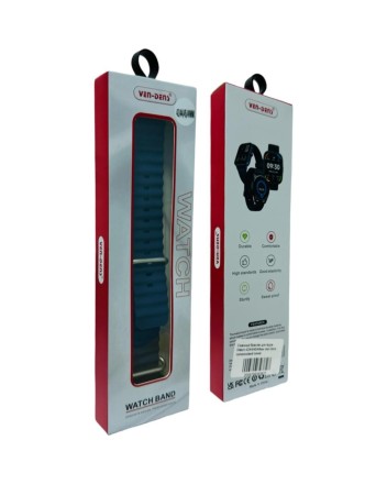  Сменный браслет для Apple Watch 42/44/45/49мм Ven-Dens силиконовый синий