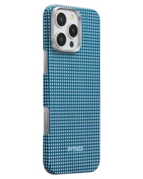 Накладка для i-Phone 16 Pro Max 6.9" Pitaka Ultra Slim case синяя (Ocean blue)