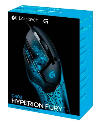  Мышь проводная Logitech G402 Hyperion Fury черная