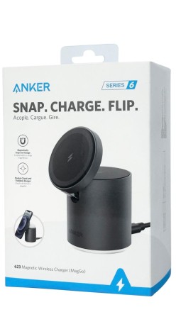  Беспроводное зарядное устройство Anker 623 Magnetic Wireless Charger 15W черное