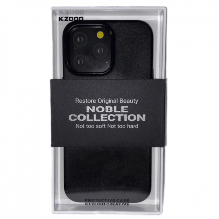 Накладка для i-Phone 14 Pro K-Doo Noble кожаная черная
