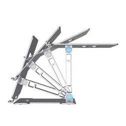 Охлаждающая подставка для ноутбука Orico LST-T1 серебристая