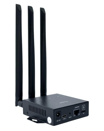  Wi-Fi роутер с SIM-картой Plery Industrial 4G Router (WS-G R-802) черный