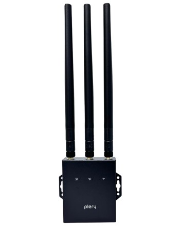  Wi-Fi роутер с SIM-картой Plery Industrial 4G Router (WS-G R-802) черный