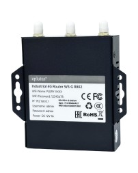 Wi-Fi роутер с SIM-картой Plery Industrial 4G Router (WS-G R-802) черный