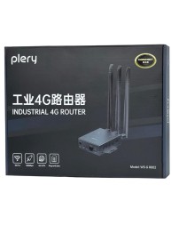 Wi-Fi роутер с SIM-картой Plery Industrial 4G Router (WS-G R-802) черный