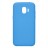  Накладка для Samsung Galaxy A5 (2018)/A8 (2018) Silicone cover голубая
