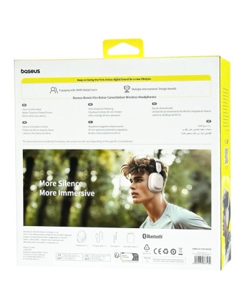  Bluetooth-наушники полноразмерные Baseus Bowie H1s A00075301223-00 бежевые
