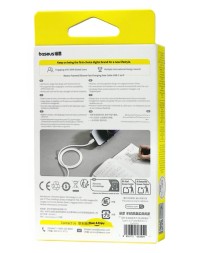 Кабель-зарядка Type-C на Lightning Baseus Foamed Silicone 1м (E0426A01) 20W белый