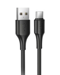 Usb Кабель-зарядка Type-C Hoco X120 3A 1м черный