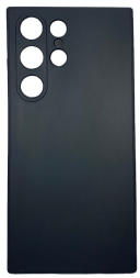 Чехол-накладка для Samsung Galaxy S23 Ultra силикон матовый чёрный