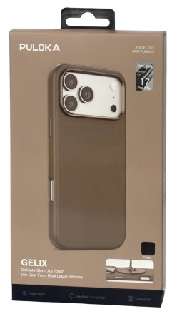  Накладка для i-Phone 17 Pro Max Puloka Gelix Magsafe черный