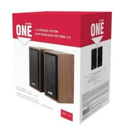 Акустическая система 2.0 Smartbuy One (SBA-102) 2х3Вт дерево коричневая