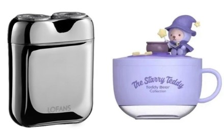  Lofans подарочный набор (Т3 бритва + увлажнитель JS1) серебристый