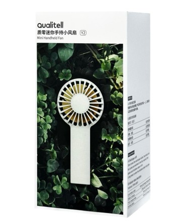  Портативный ручной мини-вентилятор Qualitell ZSC230613 белый