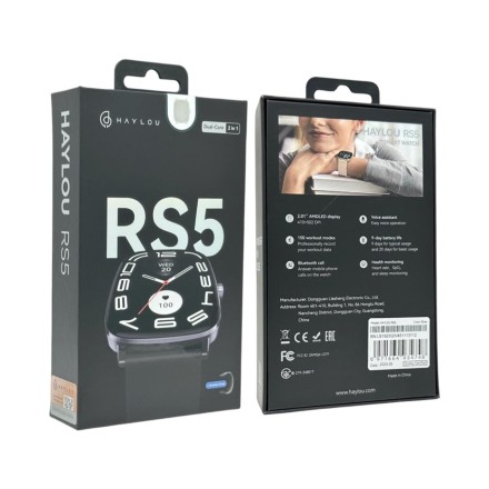  Умные часы Haylou RS5 (LS19) Global серебристые