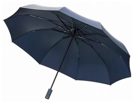  Зонт Zuodu Full Automatic Umbrella LED синий