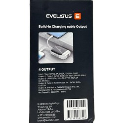 Powerbank Evelatus 10000mAh 1USB/1C 22.5W чёрный