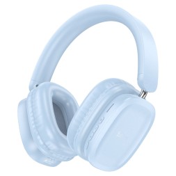 Стереонаушники Bluetooth полноразмерные Hoco W51 BT5.3/46ч синие