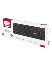 Клавиатура проводная Smartbuy ONE 238 USB/104+9 клавиш/Индикация клавиш/1.3м черная (SBK-238U-K)