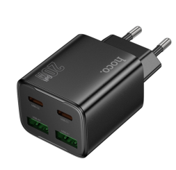Сетевое зар. устр. Hoco N55 2USB/2С 30W черное