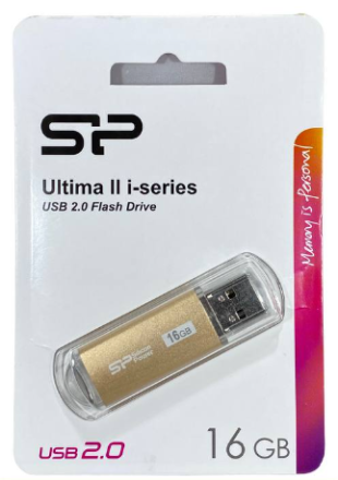  USB флеш накопитель Silicon Power 16GB Ultima II - I Series Black