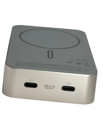  Powerbank магнитный с MagSafe Momax Q. Mag X2 20000mAh/индикатор заряда IP133CNE титан