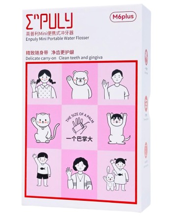  Электрический ирригатор Enpuly Electric Water Flosser Mini M6 Plus розовый