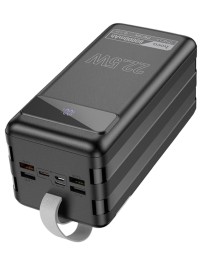 Powerbank Hoco DB50 80000mAh 4USB/Micro/Type-C/Lightning с фонариком черный