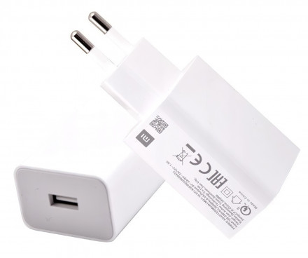 Сетевое зарядное устройство Xiaomi MI 1USB 18W MDY-10-EF тех.пак белое