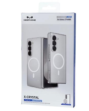  Накладка для Samsung Galaxy Z Fold 6 Keephone X-Crystal MagSnap прозрачный