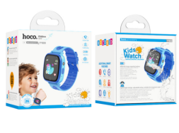 Смарт-часы детские Hoco Y100 Kids Watch голубые