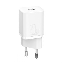 Сетевое зар. устр. Baseus Super Si 1C кабель Lightning 20W TZCCSUP-B02 белое