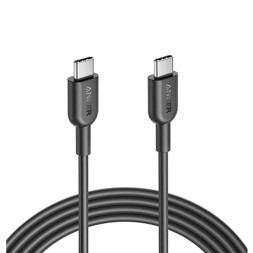 Usb Кабель-зарядка Type-C на Type-C Anker 310 (A81E1611) 60W 0.9м черный
