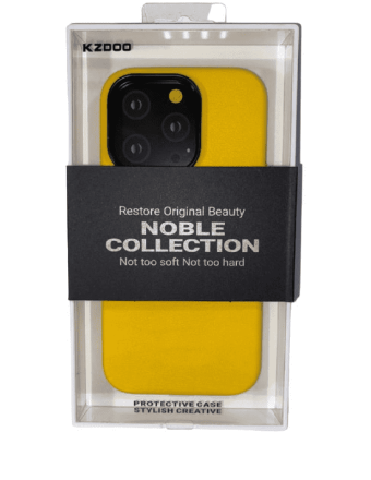  Накладка для i-Phone 14 Pro K-Doo Noble кожаная желтая