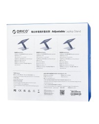 Охлаждающая подставка c USB-хабом для ноутбука Orico LST-4A 4xUSB3.0 серебристая