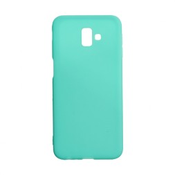 Накладка для Samsung Galaxy A5 (2018)/A8 (2018) Silicone cover зеленая