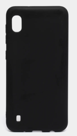  Накладка для Samsung Galaxy A10 Silicone cover без логотипа черная
