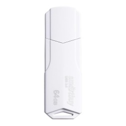 3.1 USB флеш накопитель SmartBuy 64GB CLUE White (SB64GBCLU-W3)