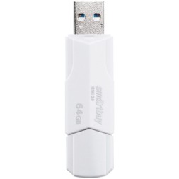 3.1 USB флеш накопитель SmartBuy 64GB CLUE White (SB64GBCLU-W3)