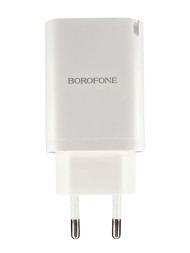 Сетевое зар. устр. Borofone BA87A 1USB/1C 65W белое