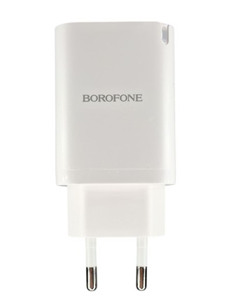  Сетевое зар. устр. Borofone BA87A 1USB/1C 65W белое