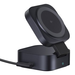 Беспроводное зарядное устройство 2в1 Baseus PicoGo Series Qi2 67W (P10276800123-00) черное