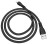  Usb Кабель-зарядка Lightning Hoco X40 Noah 2.4A 1м плоский силиконовый чёрный